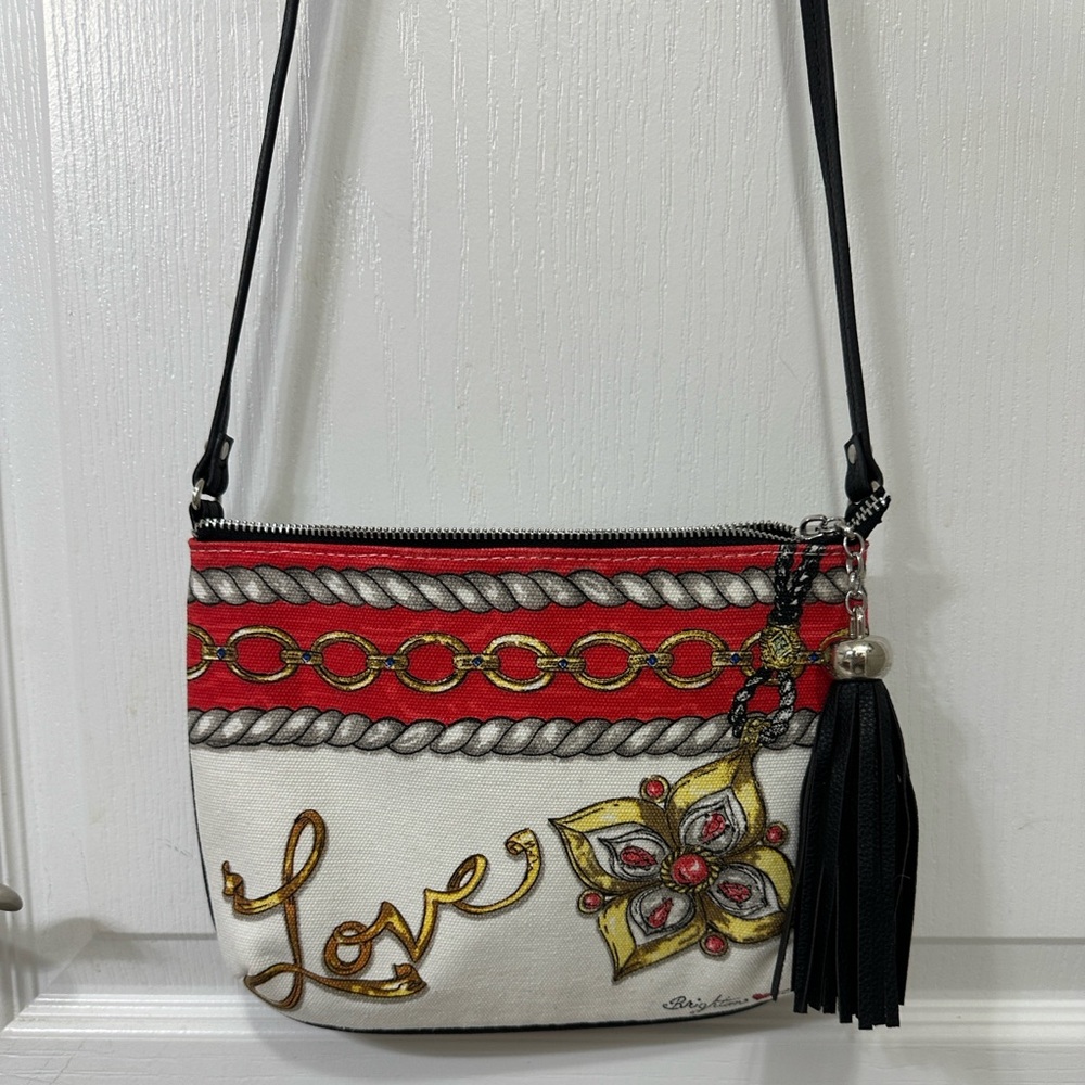 Brighton Glitter & Go Love ❤️ Crossbody Bag. NWOT